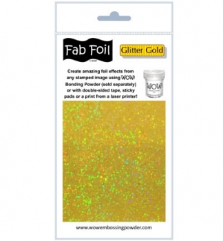 Fabulous Foil / Transferfolie - Glitter Gold