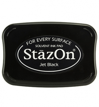 Stempelkissen - StazOn - Jet Black